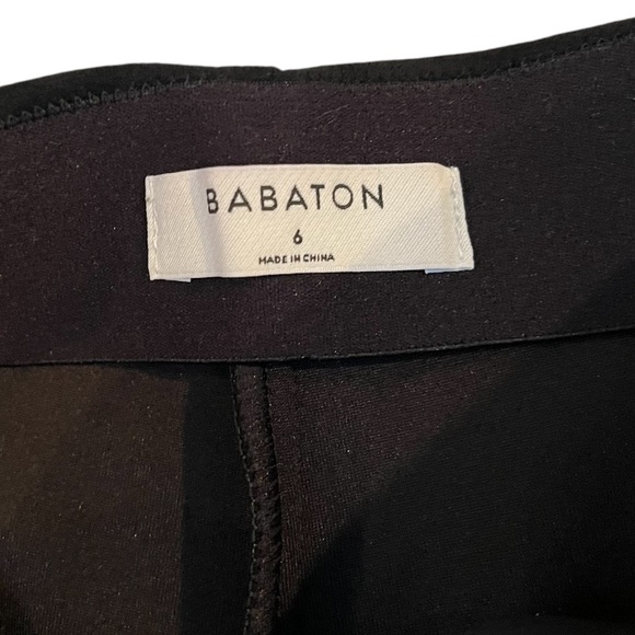 Aritzia Babaton Black Faux Suede Leggings 6 NWT - Picture 5 of 9